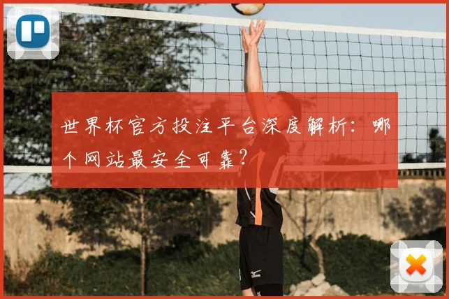 世界杯官方投注平台深度解析：哪个网站最安全可靠？
